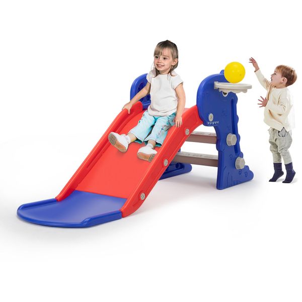 Kids Slide Climber Playset 3 in 1 Toddler Large Slide for Indoor & Outdoor Slide