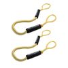 Extreme Max 3006.2741 BoatTector Bungee Dock Line Value 2-Pack - 5', Yellow/White