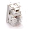 kenable Floor Box Keystone Cat5e Low Profile Network 6C Module 38 x 25mm