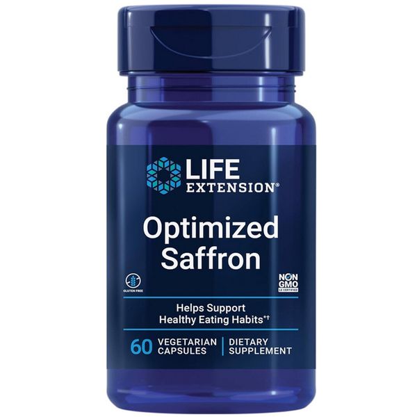 OPTIMIZED SAFFRON WEIGHT SUPPORT   60 Vege Capsules  LIFE EXTENSION