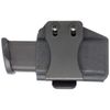 Rounded Horizontal Mag Holster Fits: 9MM/40SW Double Stack Magazine (Black Kydex) - Concealment Express