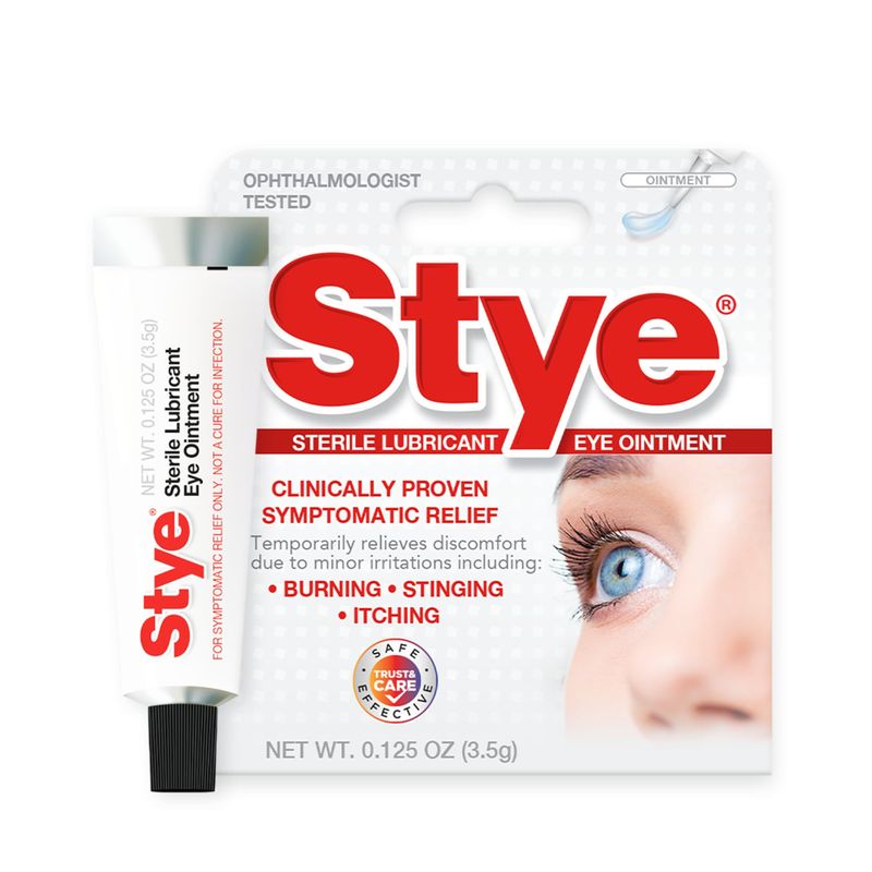Stye Sterile Lubricant Eye Ointment, Ophthalmologist Tested, 0.125 ...