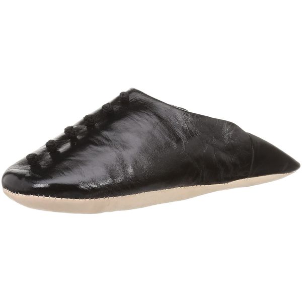 Fatima Morocco 22SS-BAB05 Men's Slippers, Black