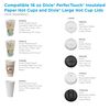 Dixie 5356CD Hot Cups, Paper, 16oz, Coffee Dreams Design, 50/Pack (DXE5356CD)