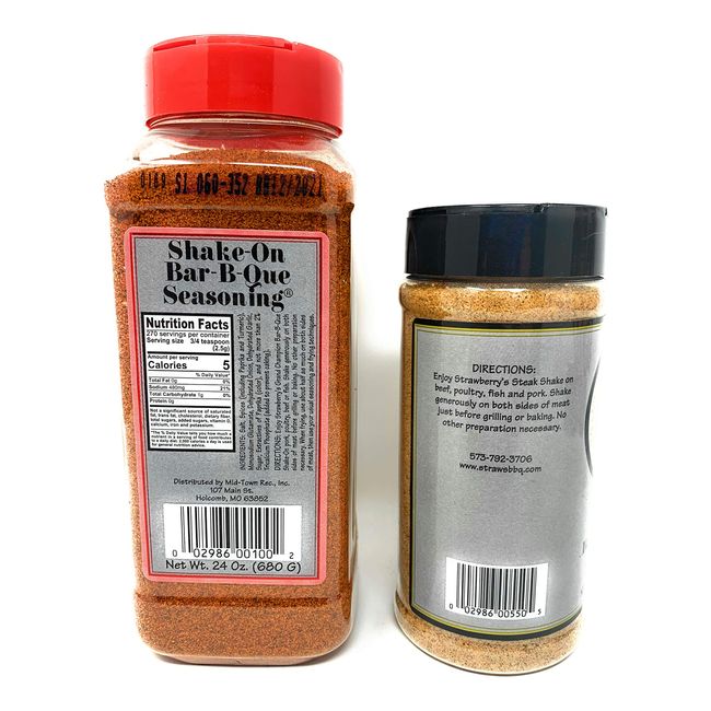 Strawberry's Grand Champion Backyard Steak Shake Seasoning - 16 oz