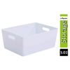 Studio Storage Baskets WHITE Sized Wham 5.02 (10 Pack), Shelf Storage, Wardrobe Storage, Display Boxes.