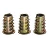 100pcs Hex Drive Wood Screw Inserts Nuts Set M4 M5 M6 M8 M10 Assortment Thread