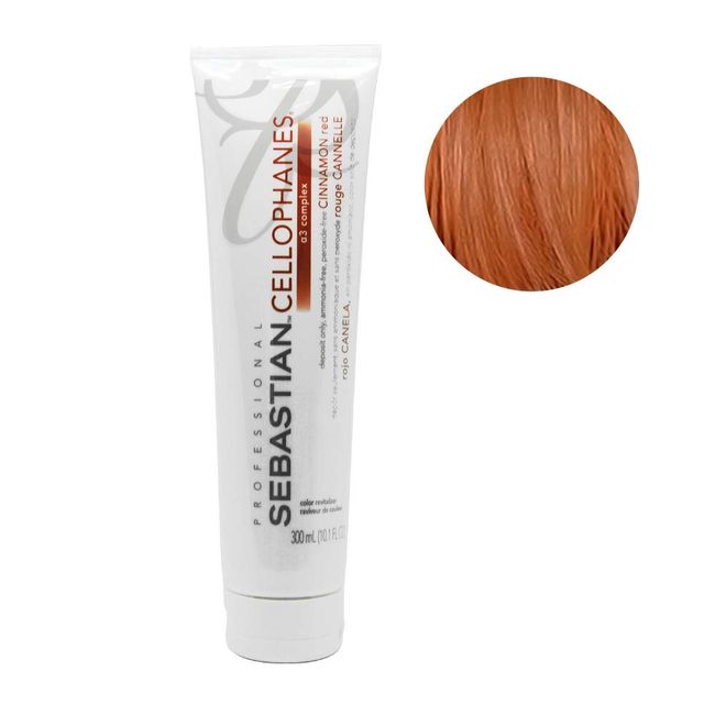 Sebastian Professional Cellophanes Ammonia Free Semi-Permanent Colour, Cinnamon Red, 300 g