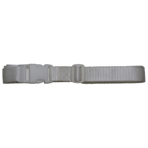 Benristraps 25mm Strap with Quick Release Buckle and Length Adjuster (1 metre, white)