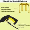 ZKFSIE 4PCS Universal Car Wash Quick-Connect Clips - Durable ABS Locking Clips for Pressure Washers, Compatible with Multiple Models