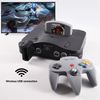 KIWITATA N64 Wireless Controller, 2.4GHZ Wireless N64 Remote Joystick Game Controller Gamepad Compatible with N64 System Video Console (Gray)