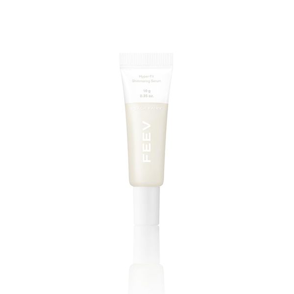 FEEV Hyper-Fit Shimmering Serum (10g) | Natural Shimmer Glow | 60% Of Moisturizing Essense | Liquid Highlighter | Vegan | K-Beauty (Peach Fairy, 0.35 Ounce)