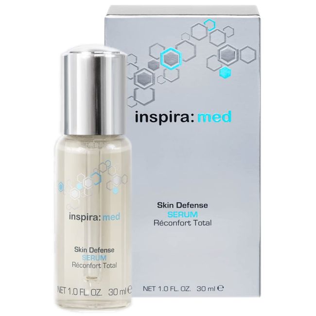 inspira: cosmetics med Hautserum hochkonzentriertes Elixier mit Sofort und Langzeitwirkung für gereizte und empfindliche Haut 30 ml