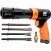 Pneumatic 190mm Long Barrel Air Hammer Tool with Quick Change Chisel Retainer