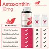 ClearFormulas Astaxanthin 10mg 180 Softgels Max Strength Astaxanthin Supplement