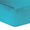 Deep Fitted Bed Sheets Easy-Care Non-Iron Percale 10'' / 25CM Fitted Sheet, King - Teal