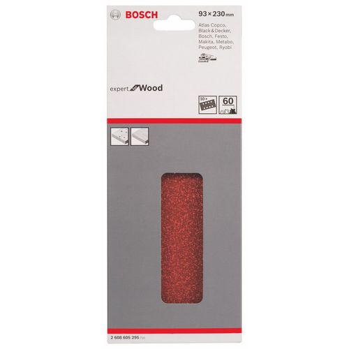 Bosch 2608605295 93 x 230 mm Sanding Sheets for Orbital Sanders