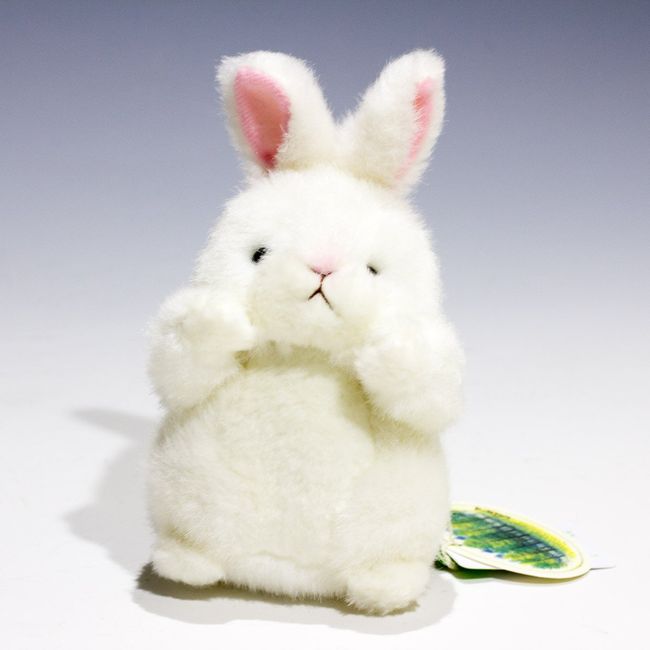 Bamboo Shoot 85214 in the Forest Mini Rabbit White Plush Toy