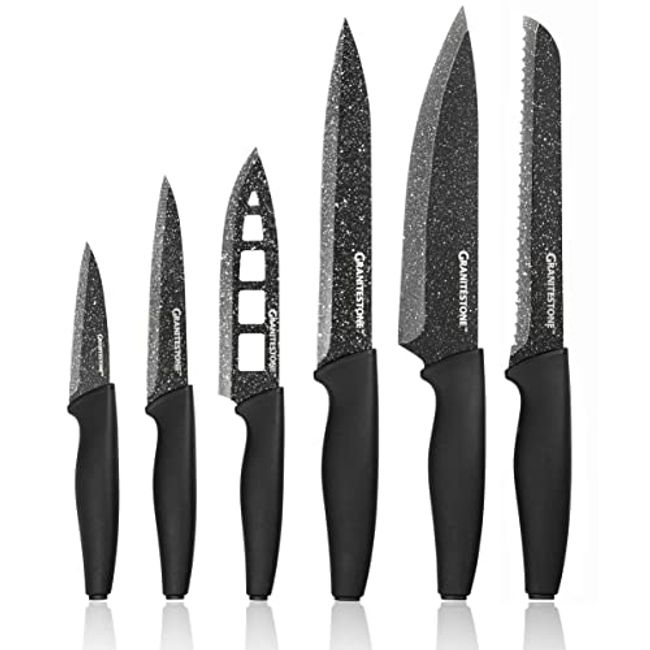 6 Pcs Kitchen Knife Knives Set Professional Sharp Stainless Steel