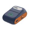 DP26 Label Maker Machine with Tape Portable Thermal Printer Bluetooth Sticker Maker Compatible with Android iOS PC Barcode Label Printer for Small Business, Home, Kitchen, School, Office (Blue)