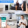 Smart Robot Vacuum and Mop Combo-  Soft and Hard Floors - White