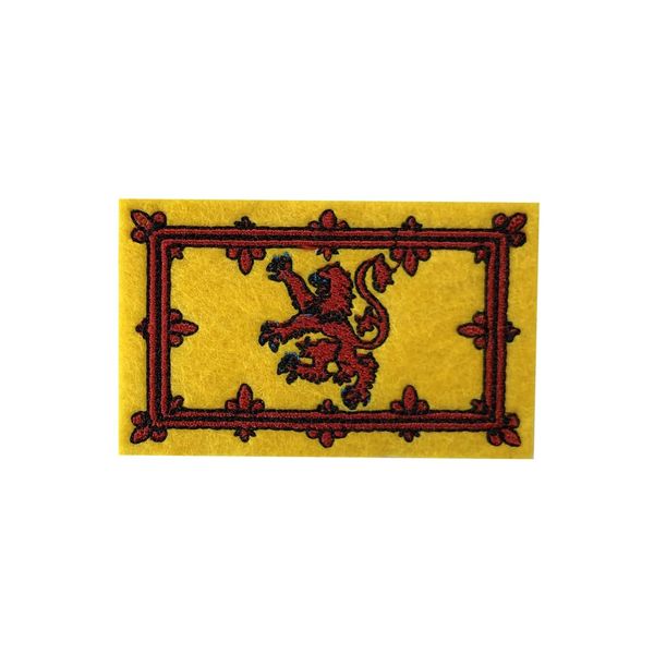 Scotland Lion Flag Embroidery Patch Iron on or Sew on Patch Scottish
