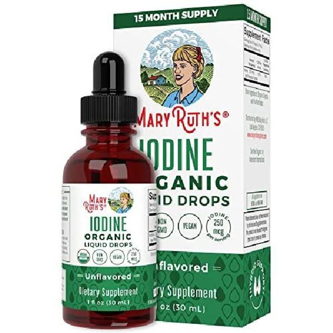 Iodine Iodine Supplement Liquid 30ml Vegan, 1FL 30ml 1 Bottle