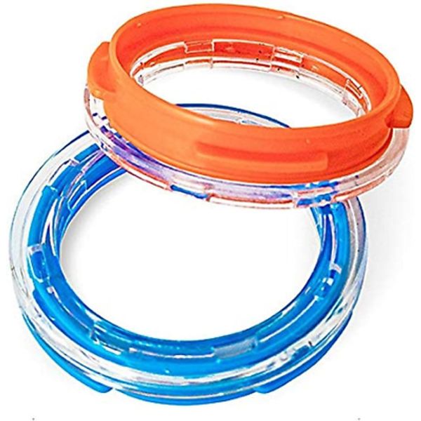 Hamster Cage Play Tube | Two-Piece Spare Tube Plastic Connection Ring Piece, 2.4