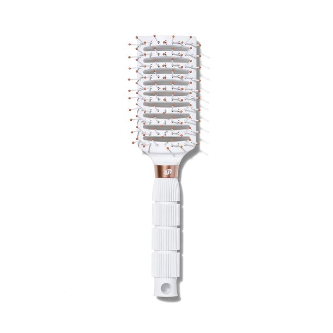 T3 Dry Vent Hair Brush | Vented Detangling Brush for Fast Blow Drying | Heat Resistant Bristles