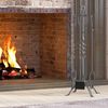 Fire Beauty 5 Pieces Fireplace Tools Sets Fireplace Accessories Tools Holder ...