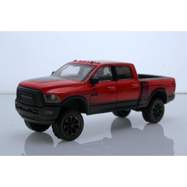 2017 Dodge Power Wagon Lifted Muddy Pickup Truck Off Road 4x4 1:64 Diecast Model