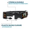 Buckle-Down Plastic Clip Collar - Saint Blocks - 1" Wide - Fits 11-17" Neck - Medium