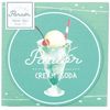 Lab Clip Message Card Parlor Cream Soda B24-PLMC-CS