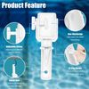 Pool Vacuum Tablet Tab Holder Pole with EZ-Clip Handle Stain Remover Tool