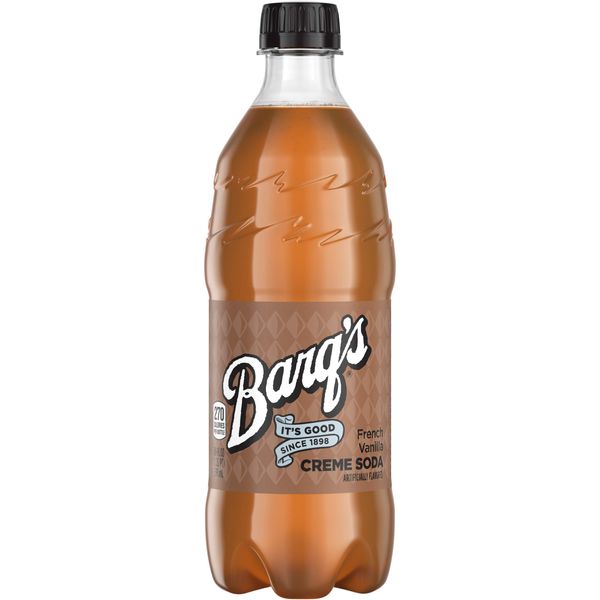 Barq's French Vanilla Soda, 20 oz (24 Bottles)