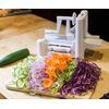 Helen’s Asian Kitchen Spiral Vegetable Slicer with Suction Base, 3 Blades
