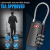 2 Pack Padlocks with Code, Luggage Suitcase Locks, 3-Digit Security Suitcase Locks Combination for Gym Locker, Briefcase, Backpack, Laptop Bag
