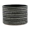 Grey Checkered Wine Bottle Candle Holder Bottle Coaster