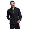 Cherokee Men Warm up Scrub Jacket with Zip Front WW320, L, Black