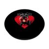 Valentine's Day Standard Schnauzer PopSockets Adhesive PopGrip