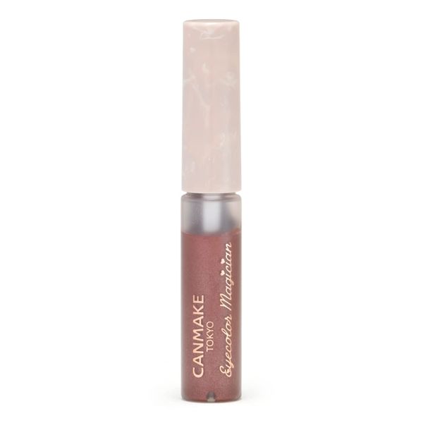 Canmake Eye Color Magician 03 Midnight Long Telephone 0.1 fl oz (3.6 ml), Liquid Eyeshadow, Bordeaux, Glitter, Pearl 1