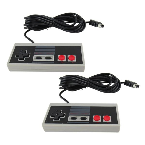 2 Pack Game Pad Controller Retro Game Joystick with 2 Pack 3 Meter Extension Cable Replace for Nintendo Mini NES Classic Edition