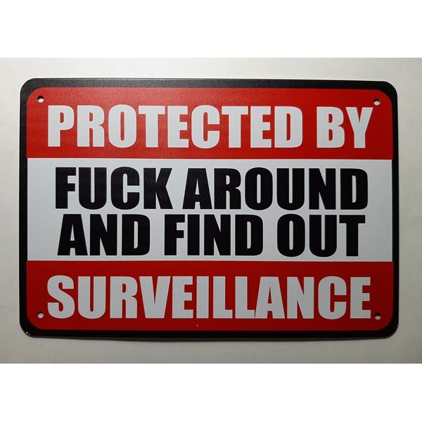 Novelty Home Security Sign