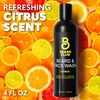 Beard Club Citrus Beard & Face Wash – All-in-One Cleanser, Softens & Nourishes Facial Hair, Hydrates & Cleans Skin, Paraben & Sulfate-Free