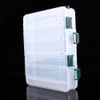 Nikou Tackle Box - 12 Compartments Plastic Tackle Storage Box Lure Case Tackle Box Double-Sided Storage Case