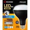 Iris Ohyama Floodlight, LED Work Light, Round Type, Light Bulb, Replaceable, Wide Light Distribution