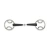 Shires Equikind Plus Bevel Jointed Mouth Bit 5 inch Silver Black