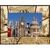 England Laser Engraved Wood Picture Frame (5 x 7)
