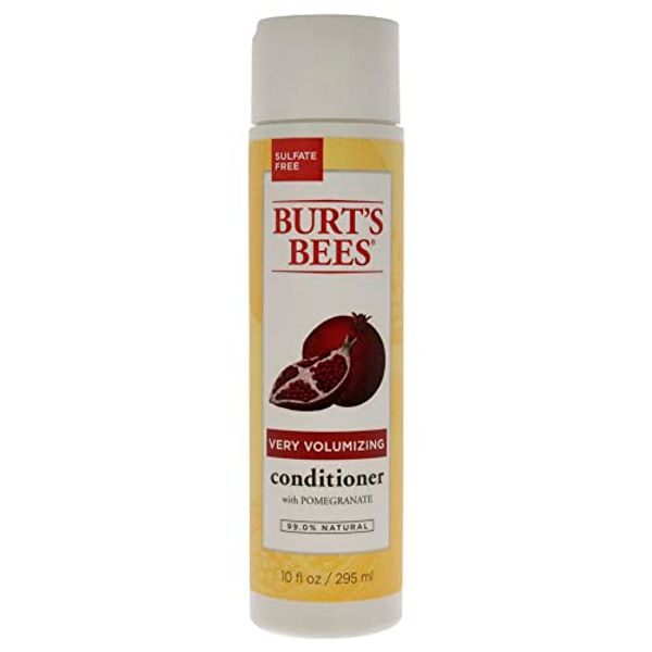 Burt's Bees Pomegranate Seed Oil Very Volumizing Conditioner, Sulfate-Free Conditioner, 10 Oz (Package May Vary)