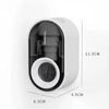 Automatic Squeeze Toothpaste Extruder Dispenser Wall Mount Black & White